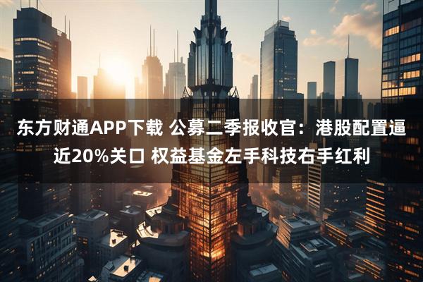 东方财通APP下载 公募二季报收官：港股配置逼近20%关口 权益基金左手科技右手红利